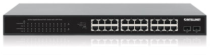 24-Port PoE+ Gigabit with 2 SFP Switch