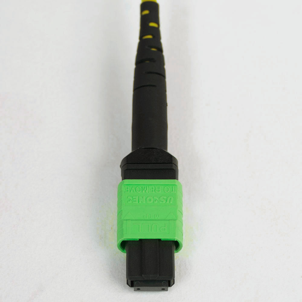 MTP-MTP Plenum Singlemode 9/125 (OS2) Type A Fiber Optic Patch Cable with 12 Fibers in Yellow