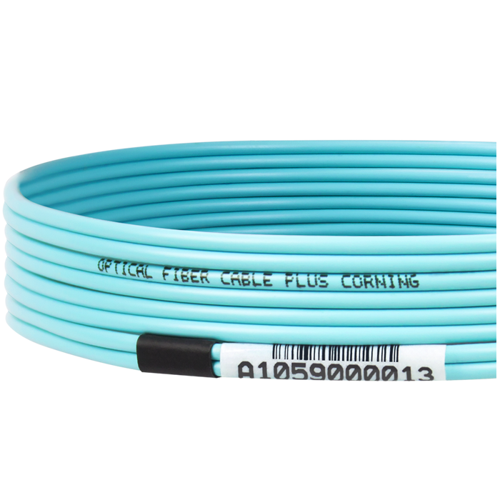 LC-LC Multimode Fiber Optic Jumper 10G OM4 2M