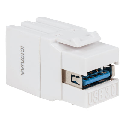 USB 3.0 Modular Coupler (F-F) HD Style (White)