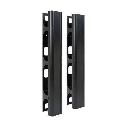 Vertical Metal Channel For 7′ Rack, Side or Center Mount, 6″W x 6″D, One 7 ft Set (Two 40″ Pcs.)